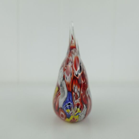 Hand Blown Art Glass Colorful Fish Paperweight Decor Figurine - Picture 3 of 14